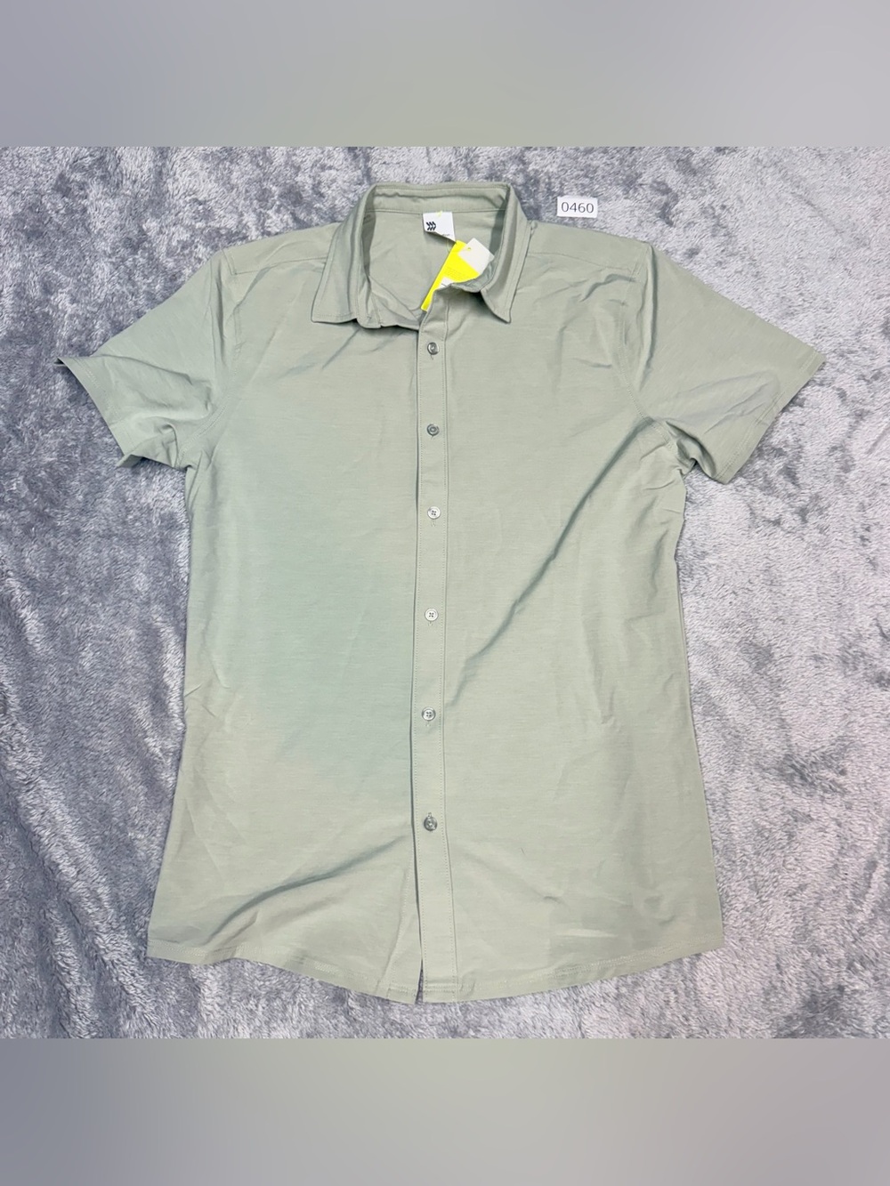 all in motion Men's Short-Sleeve Sage Green Button-Down Shirt